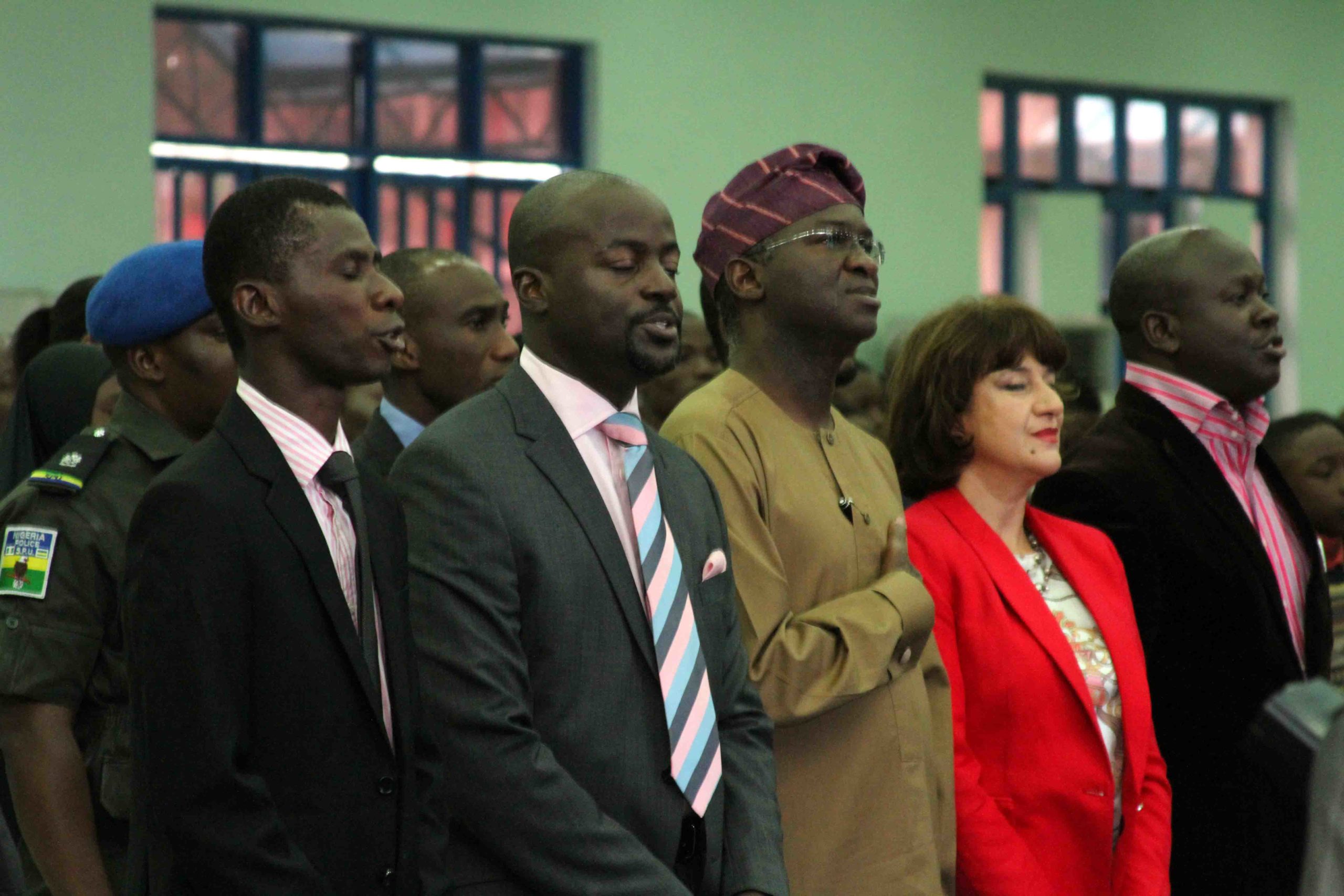 Olutayo Olumadewa,Obafemi george,Babatunde Raji Fashola(SAN) Envera Selimovic,Tayo Olusola at 8th Annual DoTheDream Summit