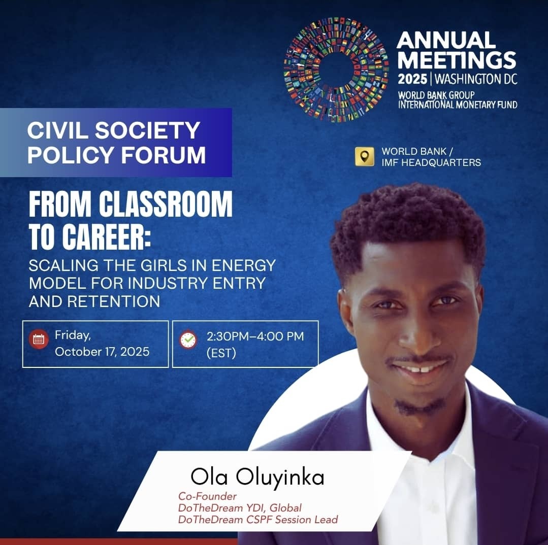Ola Oluyinka www.dothedreamydi.org IMF World Bank United Nations