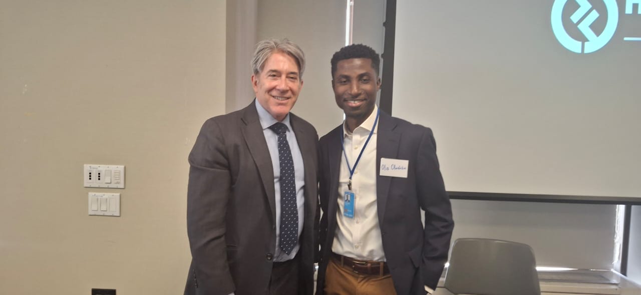 Peter Preziosi and Ola Oluyinka